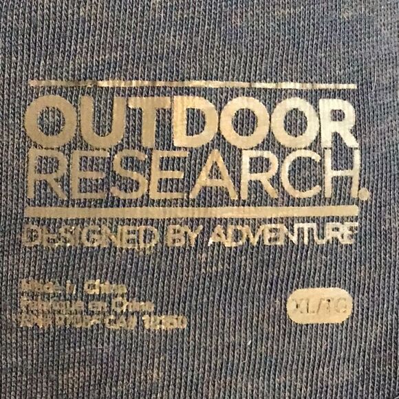 Outdoor Research Blue Quarter Zip Lightweight Performance Dri Release Polo Shirt - Picture 14 of 16